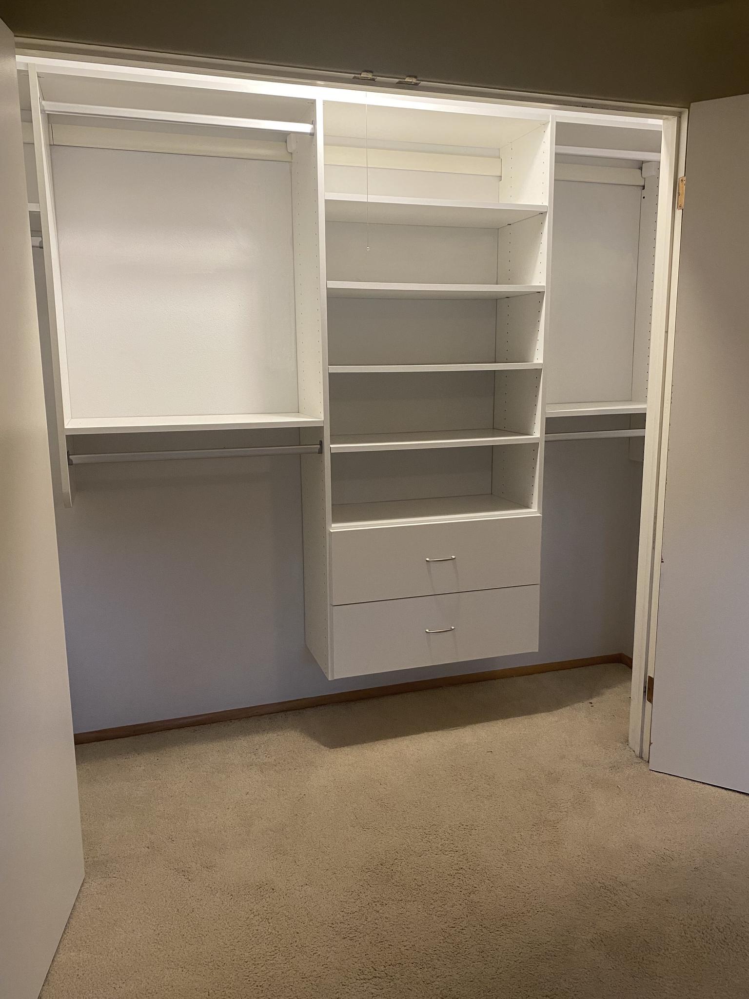 Large Custom Closet in Main Bedroom